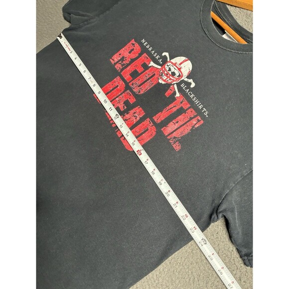 Nebraska Cornhuskers Football Blackshirts T Shirt Vintage Y2K Mens XL University - Picture 9 of 10